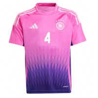 Germany Jonathan Tah #4 Replica Away Shirt Euro 2024 Short Sleeve
